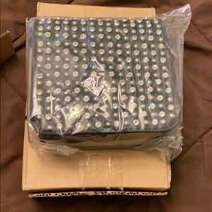 Black studded small bag